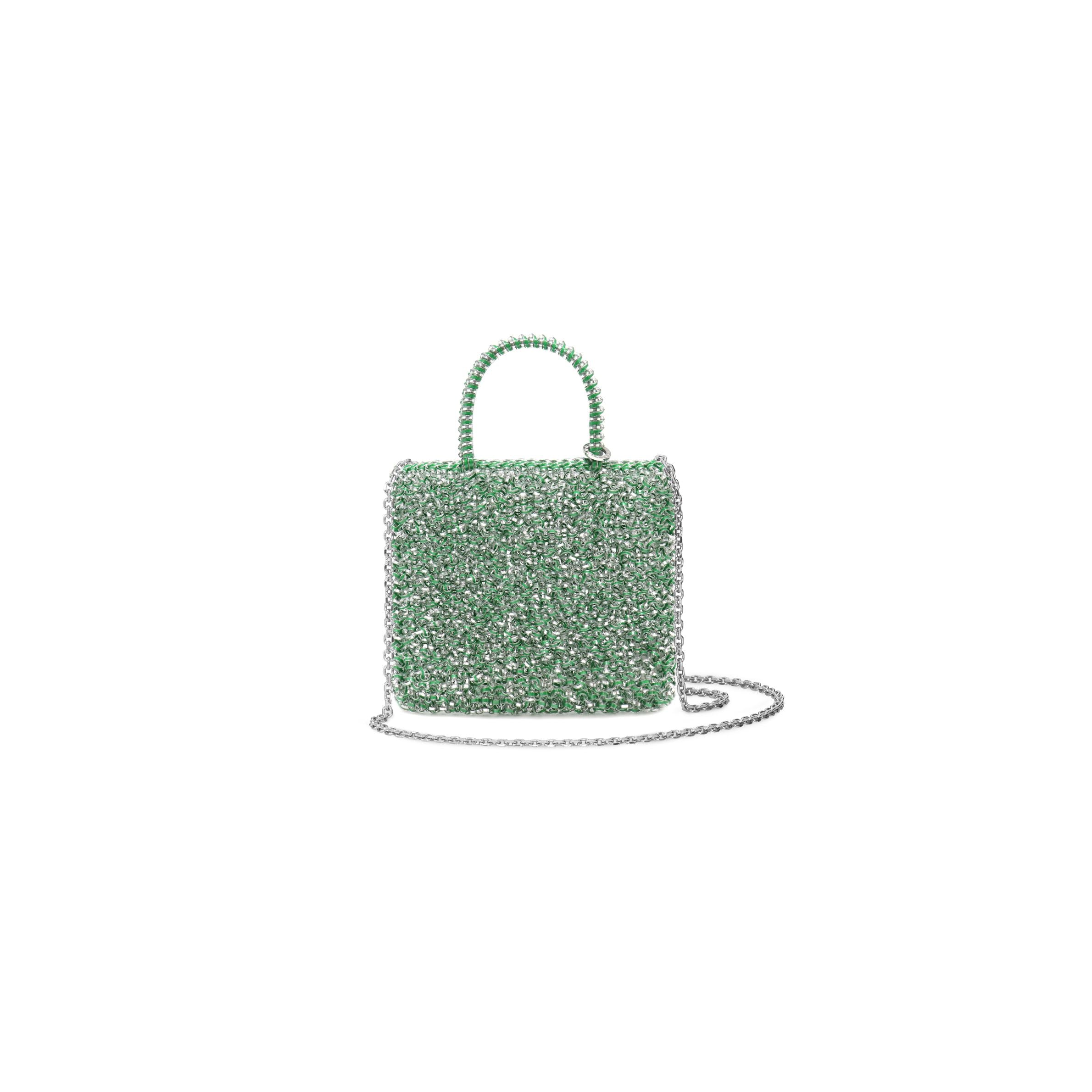 ANTEPRIMA_WIREBAG_STANDARD_MINIATURA_PB21F12045_Crossbody_Bag_silver-green