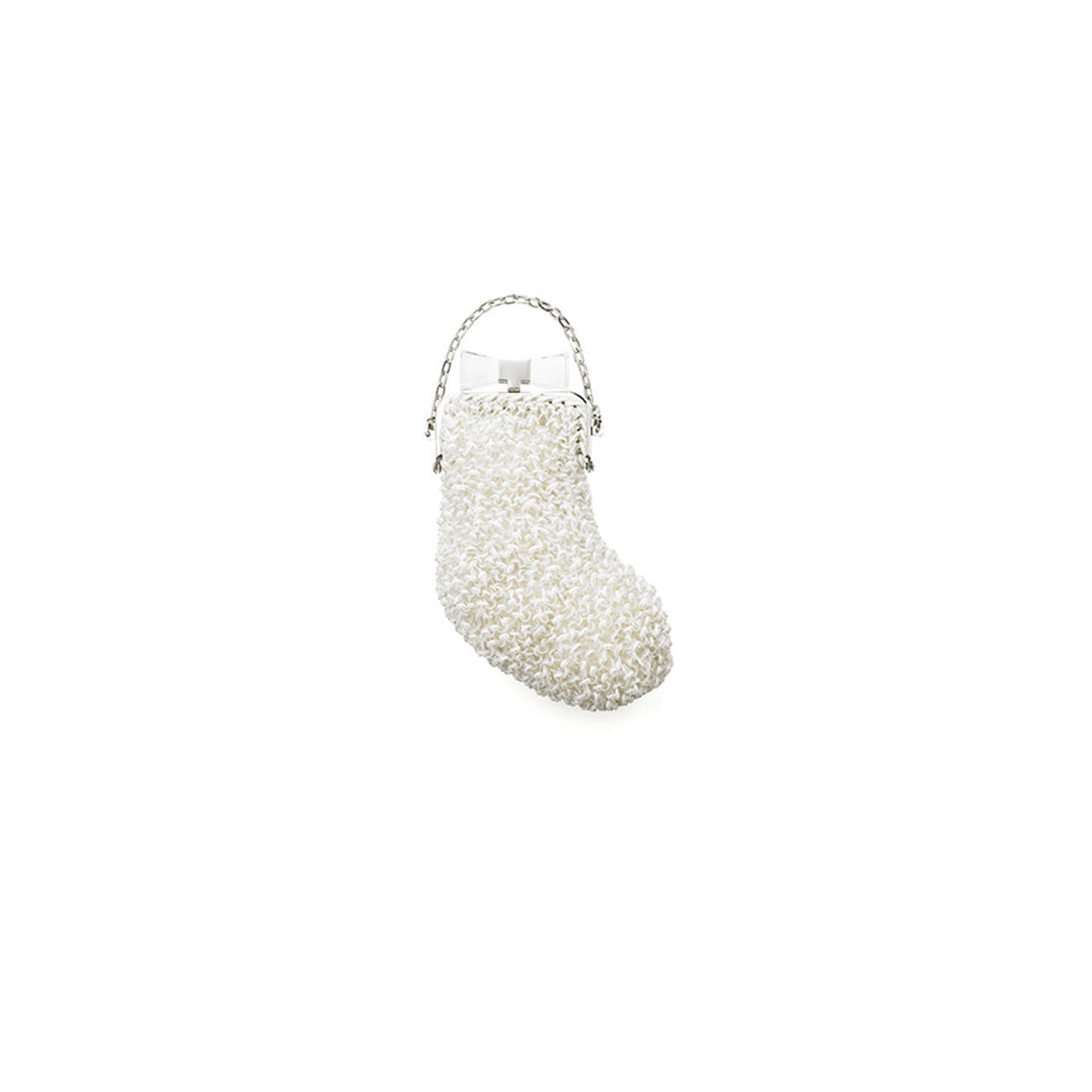 ANTEPRIMA_WIREBAG_XMAS_PL16FH8204_Bag_Charm_silver-white_Xmas_Sock