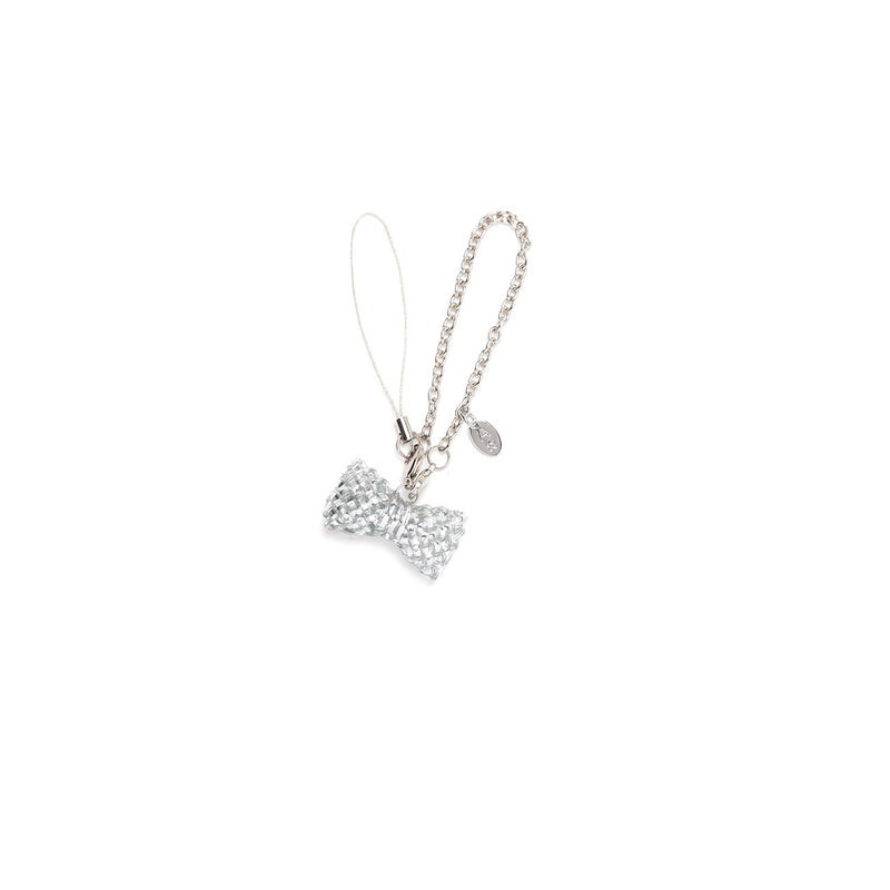 BAG CHARM Argento
