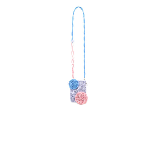 BEA BONGIASCA PHONE BAG Lilac_Opaco_Azzurro_Opaco_Flamingo_Opaco