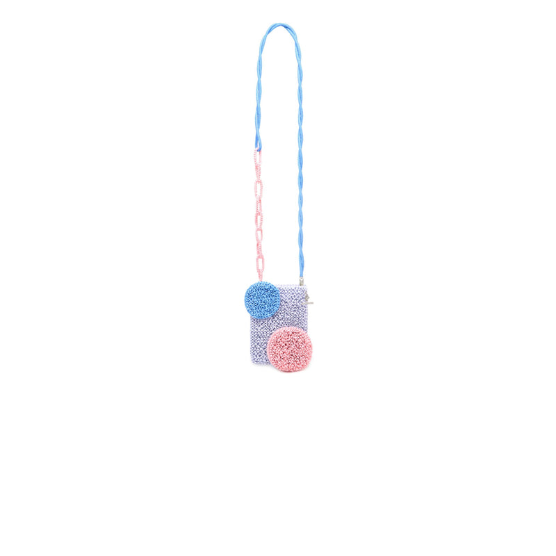 BEA BONGIASCA PHONE BAG Lilac_Opaco_Azzurro_Opaco_Flamingo_Opaco