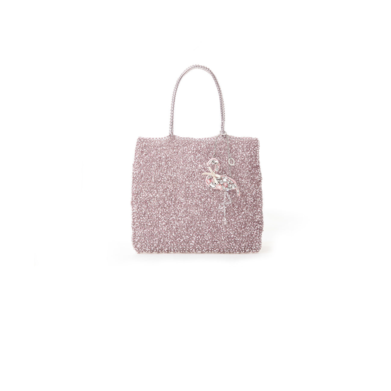 ANTEPRIMA_WIREBAG_LUMINOSA_PA15SC5184_Bag_Charm_Flamingo_rose-pink_on_bag