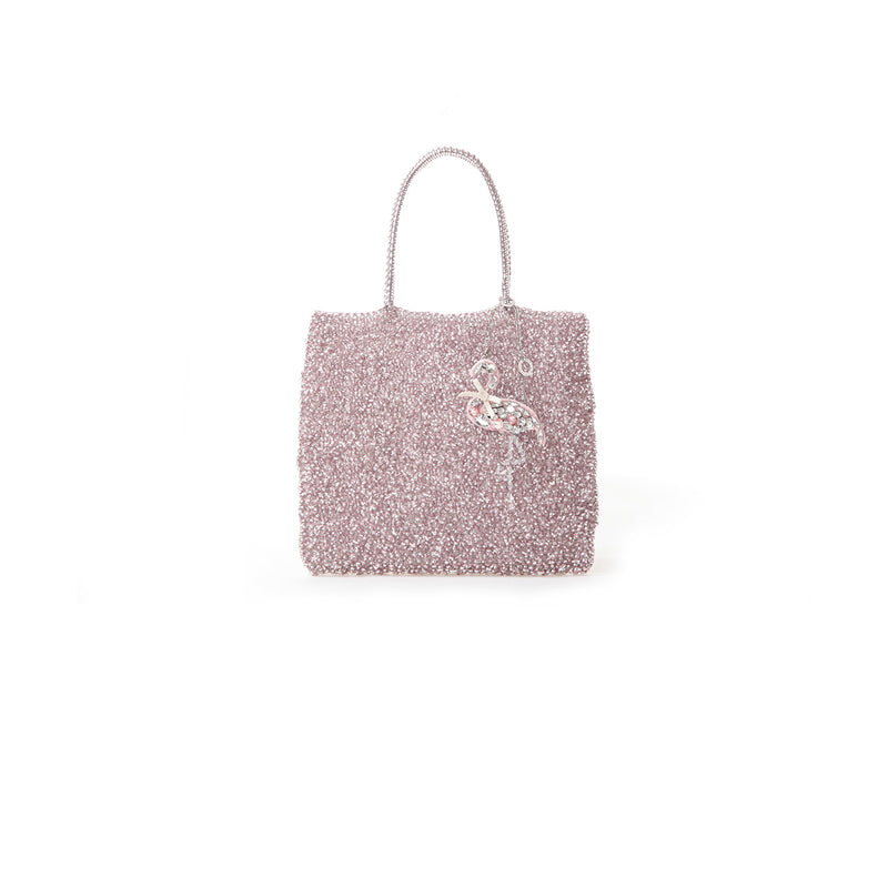 ANTEPRIMA_WIREBAG_LUMINOSA_PA15SC5184_Bag_Charm_Flamingo_rose-pink_on_bag