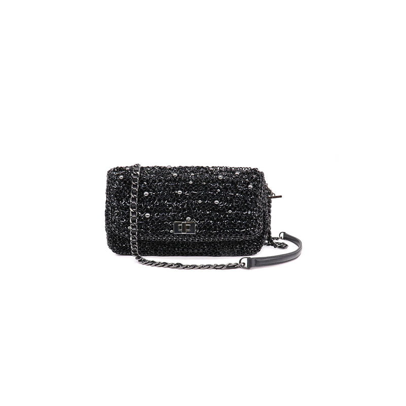 PERLA GLITTER Medium Nero_Opaco
